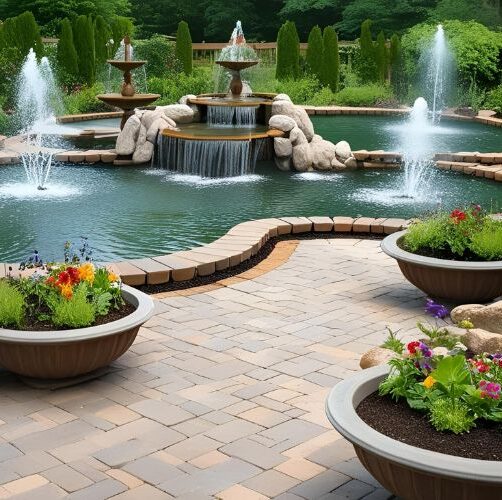 تنفيذ ديكورات زراعية ضمن أعمال لاندسكيب – كوفان