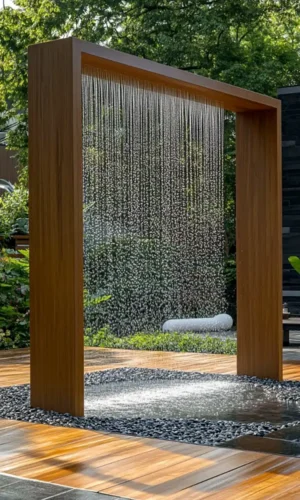 نافورة مياه بوابة مائية