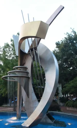 مجسم ستانلس ستيل مائي