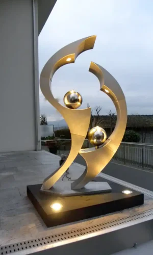 مجسم ستانلس ستيل ديكوري فني