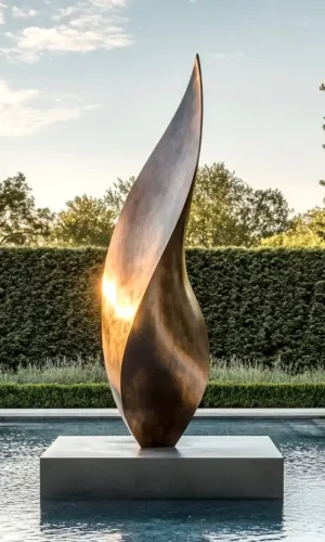 مجسم ستانلس ستيل ديكوري فخم