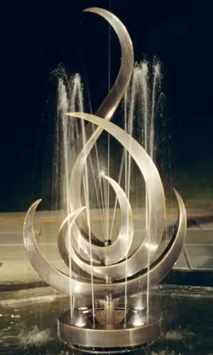 مجسم ستانلس ستيل جمالي موديل الهلاليه