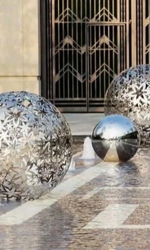 مجسم ستانلس ستيل كرات نجوم