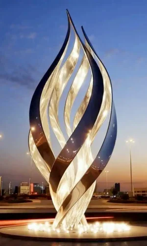 مجسم ستانلس ستيل لاكشوري