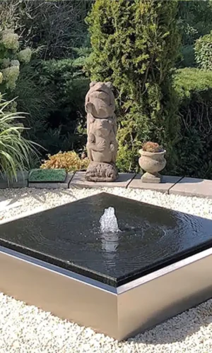 نافورة مياه ستانلس ستيل موديل مربع