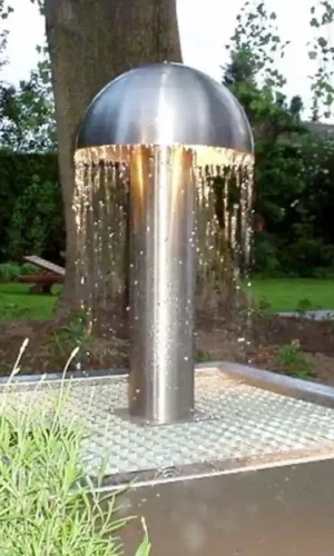 نافورة مياه ستانلس ستيل موديل مشروم