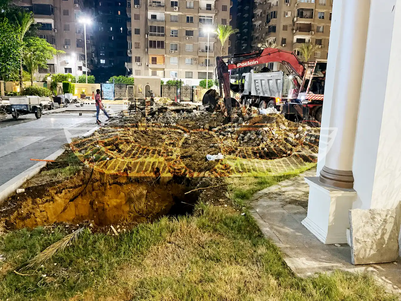 غرفة التحكم في النافورة غرفة التحكم في تشغيل النافورة الراقصة