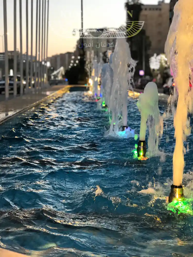 الإخراج النهائي ٥ نافورة مياه متحركة بمحافظة البحيرة